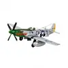 Image de modèle réduit d'avion P-51D Mustang 14 cm 34 pièces