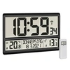 Image de Horloge murale - Dostmann - 60.4521.01 - Noir - 360 mm - Grand écran - Design contemporain