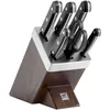 Image de ZWILLING Gourmet 7-pcs, Bloc de couteaux, Brun
