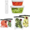 Image de ZWILLING Fresh & Save Kit de démarrage sous vide, Verre / M/L, 7-pcs, Blanc