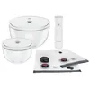 Image de ZWILLING - Set de démarrage sous vide Fresh & Save BOWLS 9 pièces, bols en verre M-18 cm, L-24 cm, sacs, pompe en occasion ou reconditionné