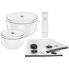 Image de ZWILLING Fresh & Save BOWLS Kit de démarrage sous vide, Verre / M/L, 9-pcs, transparent-blanc