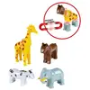 Image de 4 Grands Animaux Magnetiques Funny Puzzle