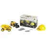 Image de Jouet de chantier - - Set de chantier Volvo Power avec casque, 5 pieces - Plastique de grande qualité, tres résistant.