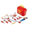 Image de Sac de médecin avec accessoires 10 pièces rouge