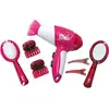 Image de set de coiffure avec sèche-cheveux et accessoires 7 pièces rose