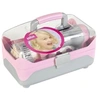 Image de étui de beauté avec sèche-cheveux Braun rose / gris 15 pièces