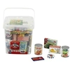 Image de Grande boîte de rangement garnie de boîtes d'aliments factices avec des marques connues et en langue française - 7210