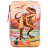 Image de Dino World Trousse Triple Poche Kaki Marron (412381)