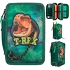 Image de Dino World Trousse à Crayons Triple Poche T Rexgreen (0412506)