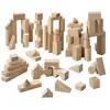 Image de cubes en bois de 60 pièces