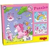 Image de puzzle Puzzle 3-en-1 filles en carton 45 pièces