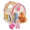 Image de HABA - Boîte à Formes Petite Ferme en Bois PEFC - Connaître Les Animaux - Boîte transportable - 12 Mois et Plus - 306625 en occasion ou reconditionné