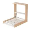 Image de Table a langer murale WICKI + Matelas Couleur Naturel Motifs Party Animal Vert