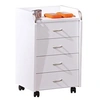 Image de Caisson de Bureau 4 Tiroirs "College" 65cm Blanc