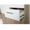 Image de Links 19300350 eboli commode 3 portes/2 tiroirs chêne de sonoma 77 x 30 x 77 cm