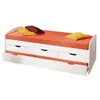 Image de Lit Banquette Enfant en Bois "Rob" 90x200cm Blanc