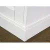 Image de Vaisselier 4 portes pin massif focné et blanc Campanou 90 cm