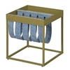 Image de Table d'Appoint Design "Porte-Magazine" 40cm Vert