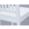 Image de Lot de 2 chaise interlink H. 95 cm non empilable non pliable en bois massif interieur blanc