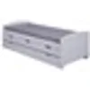 Image de Lit gigogne interlink 195 x 98 x 63 cm en bois sommier a lattes pour 2 personnes de couleur