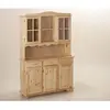 Image de Vaisselier 3 Portes en Bois Massif "Alienor" 198cm Naturel