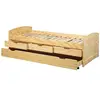 Image de Lit Banquette Enfant Bois "Rob" 90x200cm Naturel