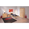 Image de Armoire 2 portes pin massif clair Nolene 95 cm