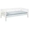 Image de Lit Banquette en Bois "Trosin" 90x200cm Blanc