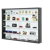 Image de Vitrine murale Collecty pour miniatures - 80 cm - Noir