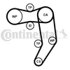 Image de Pompe À Eau + Kit De Courroie De Distribution Ct939wp11pro Contitech Contitech Ct939wp11pro Volkswagen