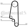 Image de Pompe À Eau + Kit De Courroie De Distribution Ct846wp4 Contitech Contitech Ct846wp4 Seat;Volkswagen