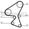Image de Pompe À Eau + Kit De Courroie De Distribution Ct1104wp1 Contitech Contitech Ct1104wp1 Citroen;Suzuki
