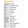 Image de Jeu De Courroies Trapézoïdales Poly 6pk1642k3 Contitech Contitech 6pk1642k3 Mercedes-Benz
