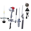 Image de Outils de Jardin Multifonction Thermique 4en1 Taille haie + Elagueuse + Débroussailleuse (lame et bobine) Harnais Confort IKRA