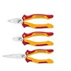 Image de Wiha Jeu de pince isolée Professionnelle Pince universelle, pince demi-ronde, pince coupante diagonale 3 pcs (26852)
