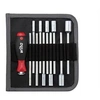 Image de Wiha Jeu de tournevis avec lames interchangeables SYSTEM 6 Tournevis à douille six pans 12 pcs (27713)