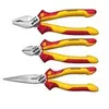 Image de Wiha Pinces jeu Industrial electric Pince universelle, pince demi-ronde, pince coupante diagonale 3 pcs (38637)