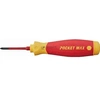 Image de Tournevis porte-embout PocketMax isolé 1000V + 4 embouts isolés slim - 45296
