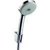 Image de Ensemble support mural et douchette Multi avec flexible de douche 125 cm chromé Croma 100