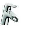 Image de Robinet bidet Focus Chromé avec tirette et vidage