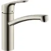 Image de Robinet de cuisine Focus M41 160 aspect acier inox