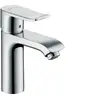 Image de Mitigeur lavabo Metris 110, avec tirette et vidage chromé