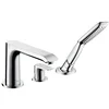 Image de hansgrohe Metris Set de finition mitigeur 3 trous pour montage sur bord de baignoire, chromé, 31190000 en occasion ou reconditionné