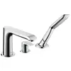 Image de Robinet mitigeur bain douche 4 trous Metris chromé