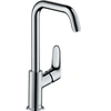 Image de Mitigeur lavabo Focus 240 bec haut sans tirette ni vidage chromé