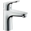 Image de Mitigeur lavabo Focus 100, avec tirette et vidage chromé