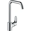 Image de Hansgrohe 31822000 Focus Mitigeur de cuisine avec bec pivotant Chromé