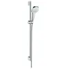 Image de Set de douche 120 3jet avec barre Unica'S puro 65 cm et porte-savon chromé Raindance Select E