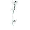 Image de Set de douche 120 3jet avec barre Unica'S puro 65 cm et porte-savon blanc/chromé Raindance Select E